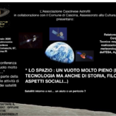 Conferenza di Astronomia –  LO SPAZIO:  UN VUOTO MOLTO PIENO